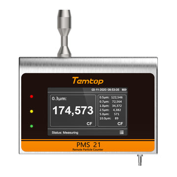 Temtop PMS 21 High Precision Remote Particle Counter